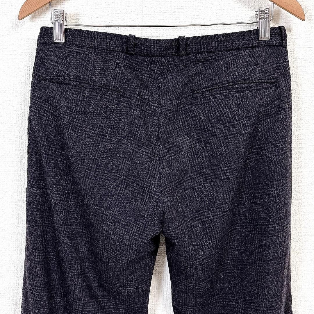 45rpm umii908 ウールワイドパンツ 2 ダークグレー DECORATOM_COM_BR