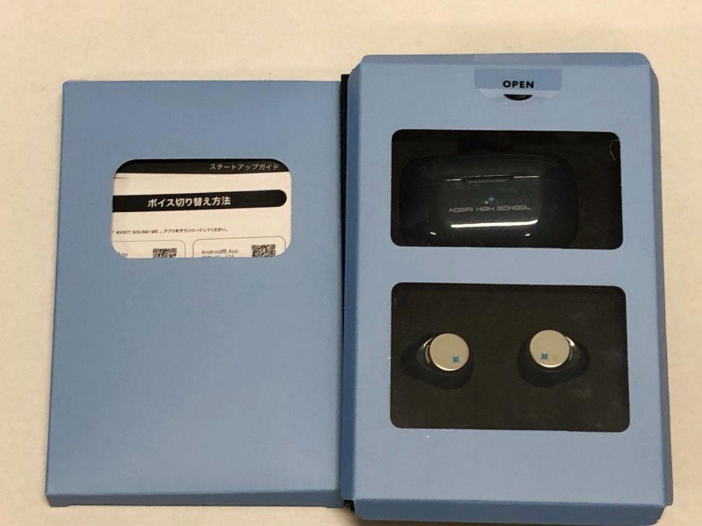 27. 【開封】あおぎり高校 コラボモデル AVIOT ワイヤレスイヤホン TE