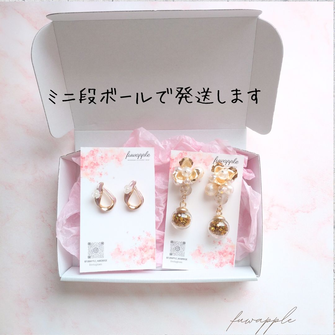 ハンドメイド フラワー ガラスラインストーン パープル ピンク