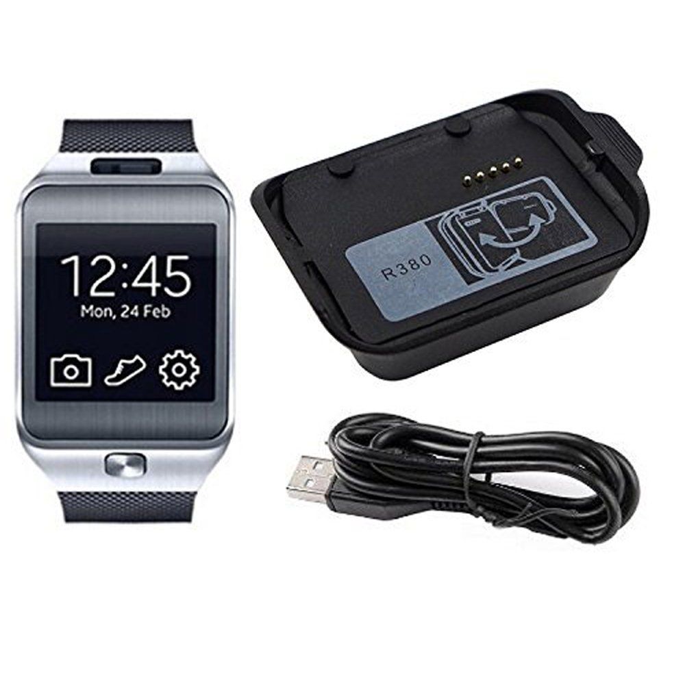 Galaxy Gear 2 充電器 - 充電クレードルドック Samsung Galaxy Gear 2nd SM-R380 スマートウォッチ用 (R380)
