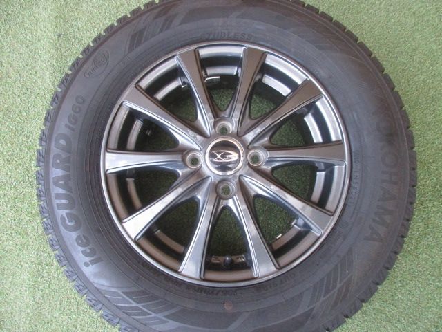 み エクスター 185 70R14 スタッドレスタイヤ４本SET ノート フリード 4穴車