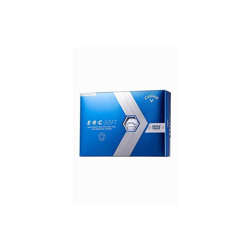 キャロウェイ(Callaway) ゴルフボール ERC SOFT 23 TRPL TRK 1ダース(12個入り) 3ピース構造 ホワイト 1