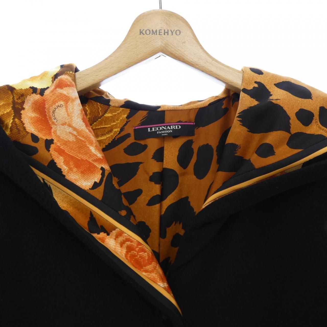 LEONARD レオナール スプリングコート LEONARD シルク100%日本製