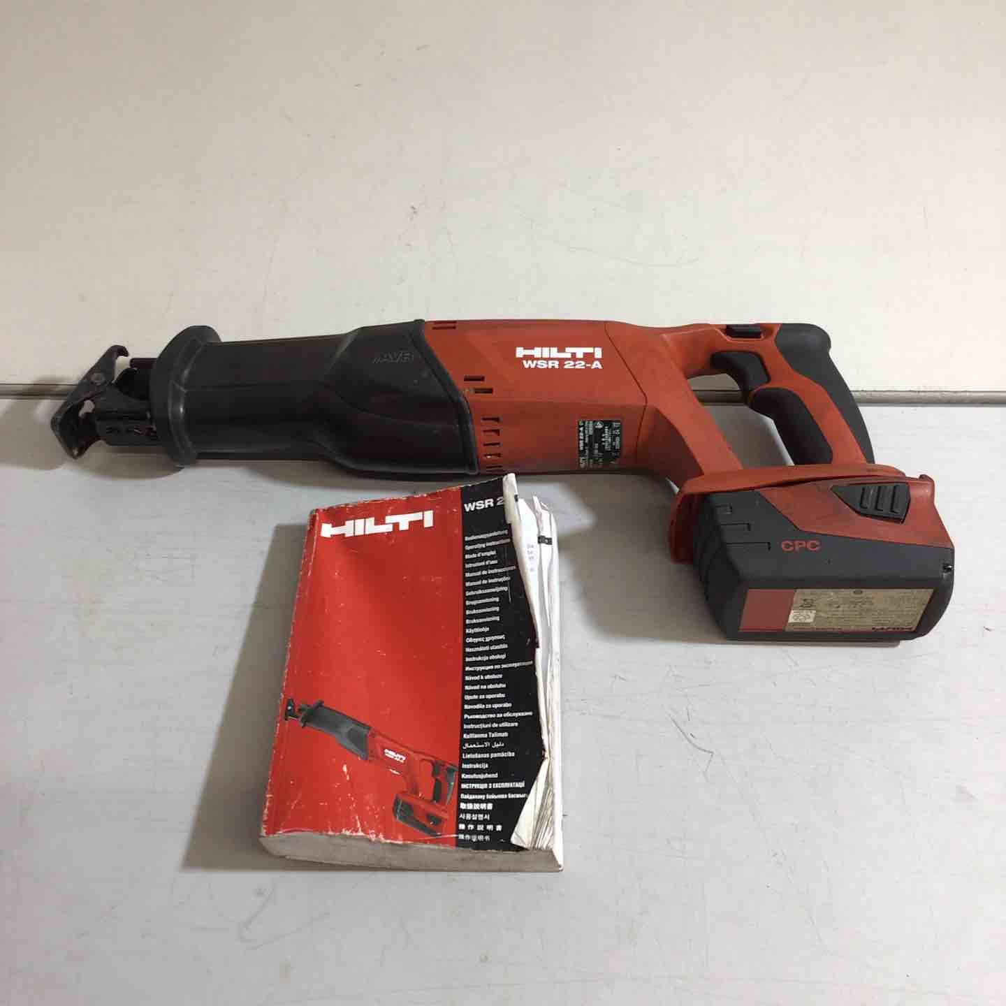 ヒルティ HILTI コードレスレシプロソー WSR22-A 戸田店