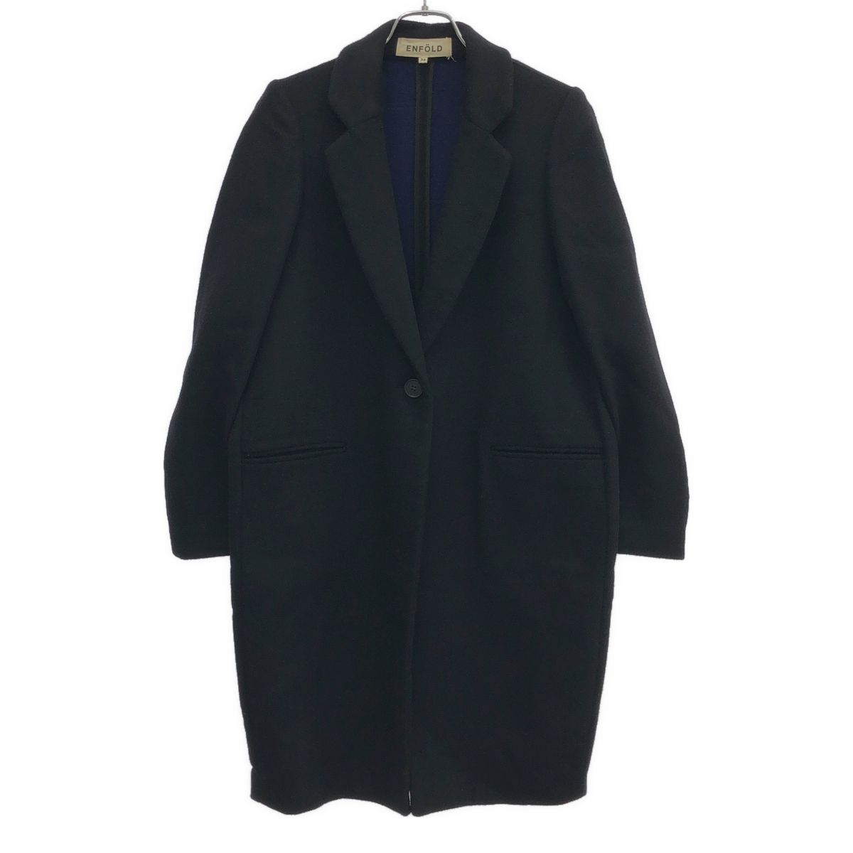 ENFOLD コート ENFOLD - CAPE A-LINE COAT / ウールコート / レディース