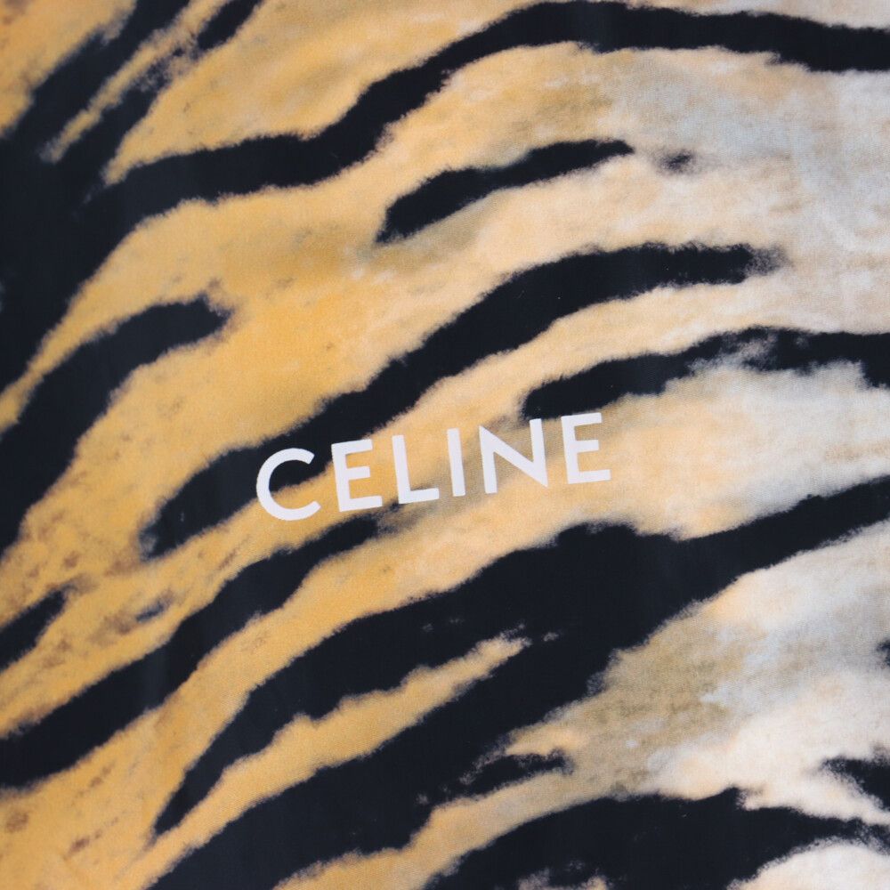 CELINE (セリーヌ) レオパード ハーフジップ ナイロンジャケット