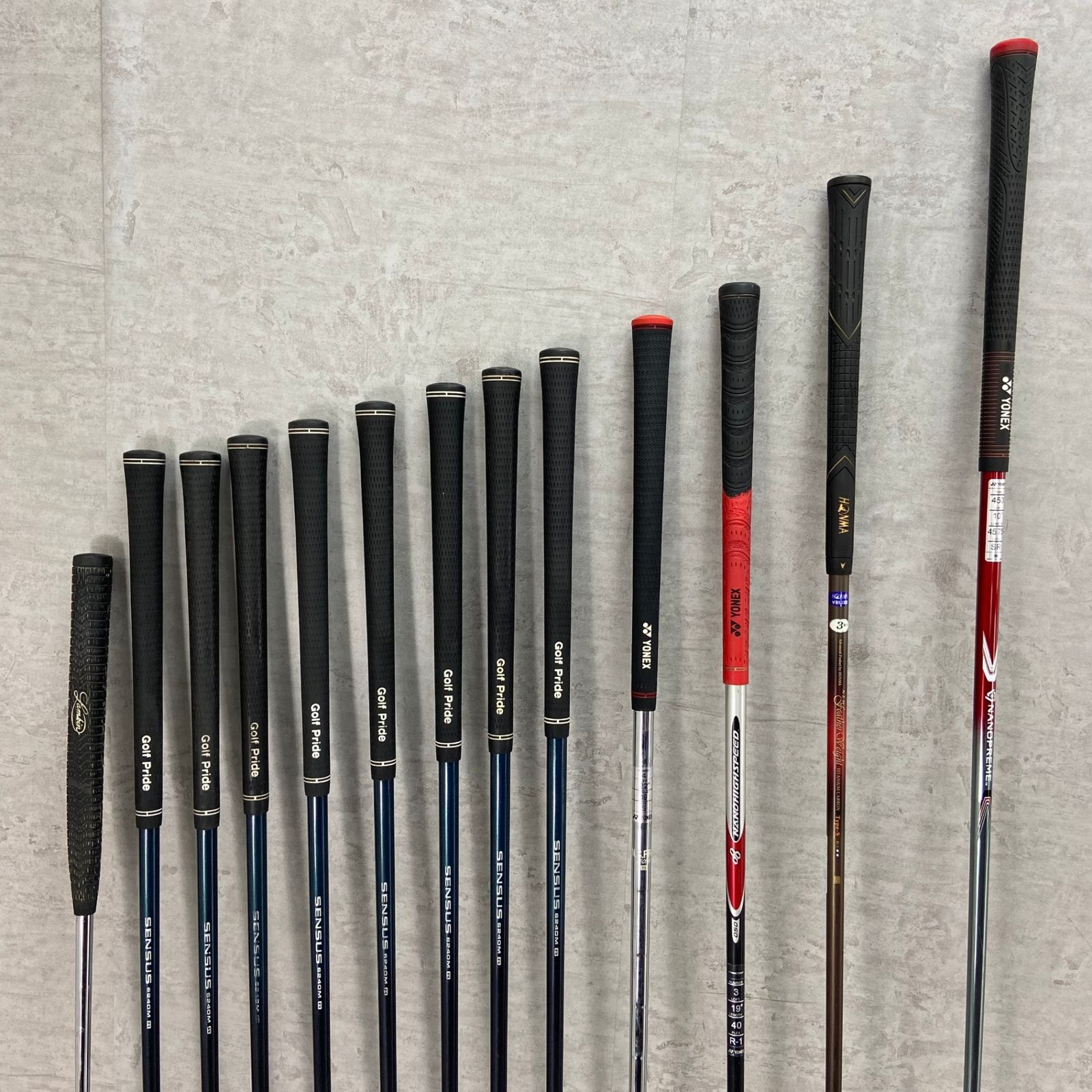 YONEX ヨネックス YAMAHA ヤマハ メンズゴルフ13本セット 右利き