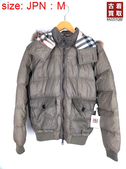 バーバリーブリット BURBERRY BRIT 裏ノバチェック ダウンジャケッ