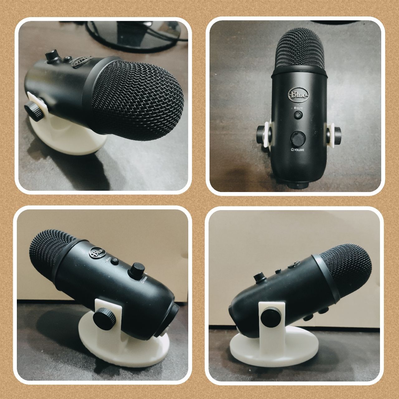 Logicool Blue Yeti 小型マイクスタンド (白)