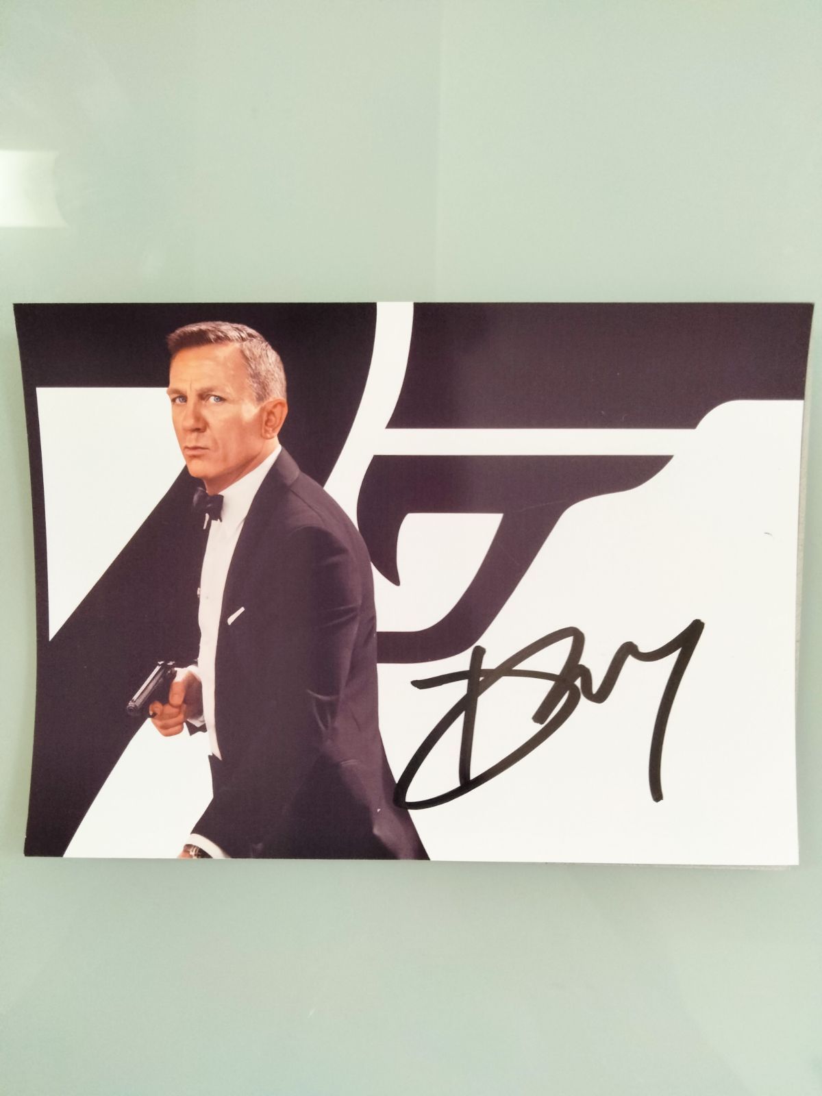 007 ダニエルクレイグ　直筆サイン　超大型写真