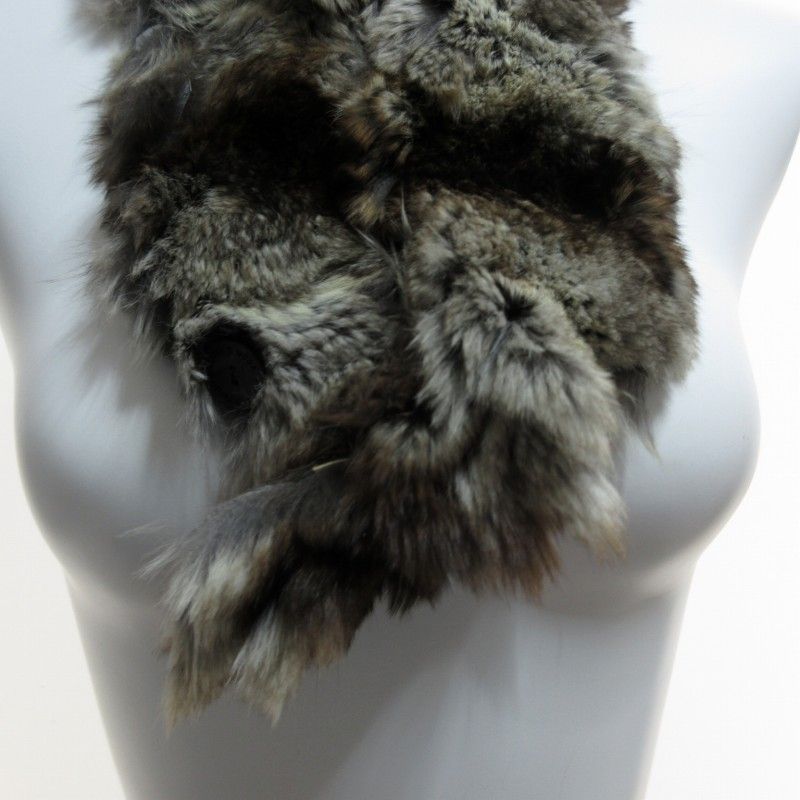 フェンディ FENDI 美品 チンチラファー マフラー ストール