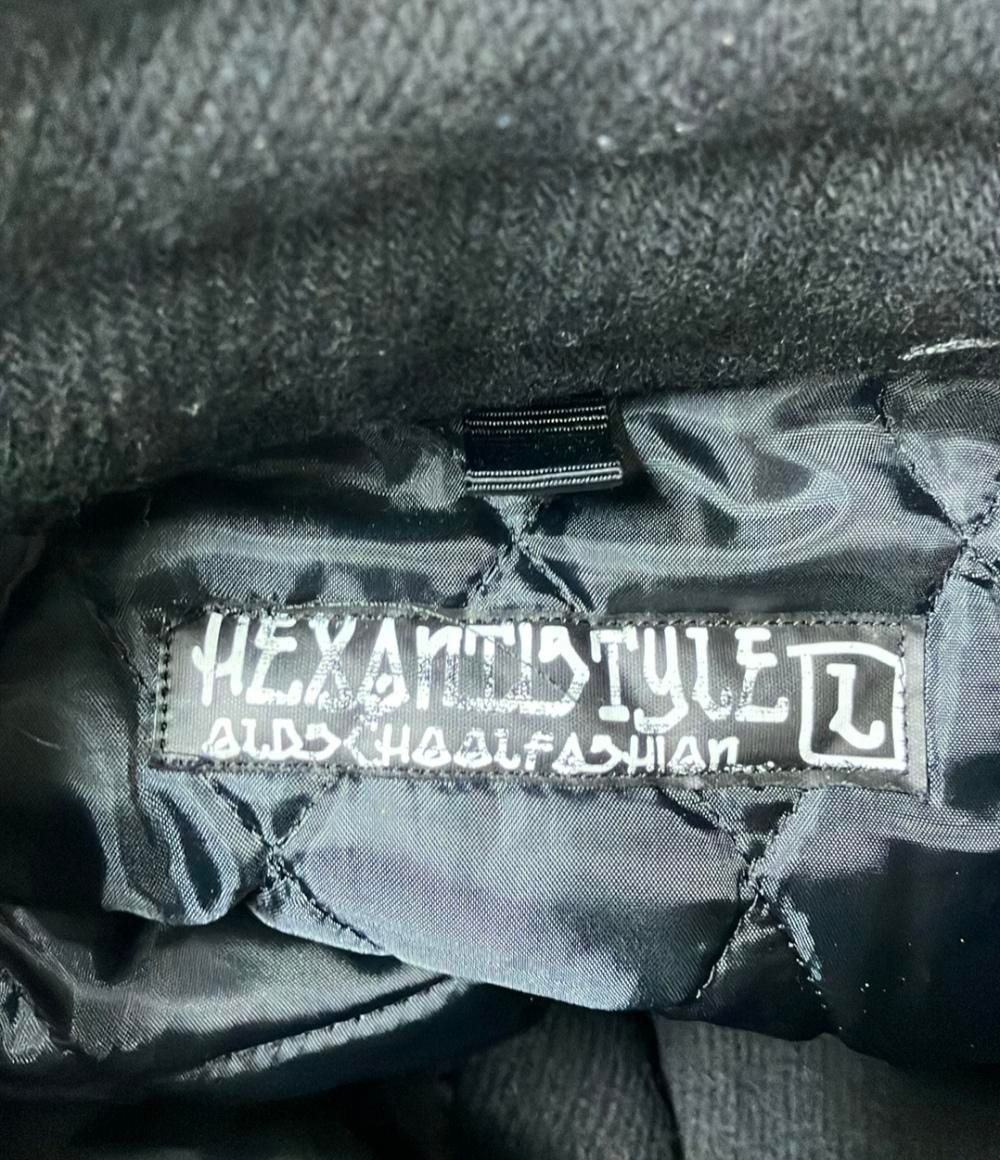 ヘックスアンチスタイル ウールナイロンハーフジャケット