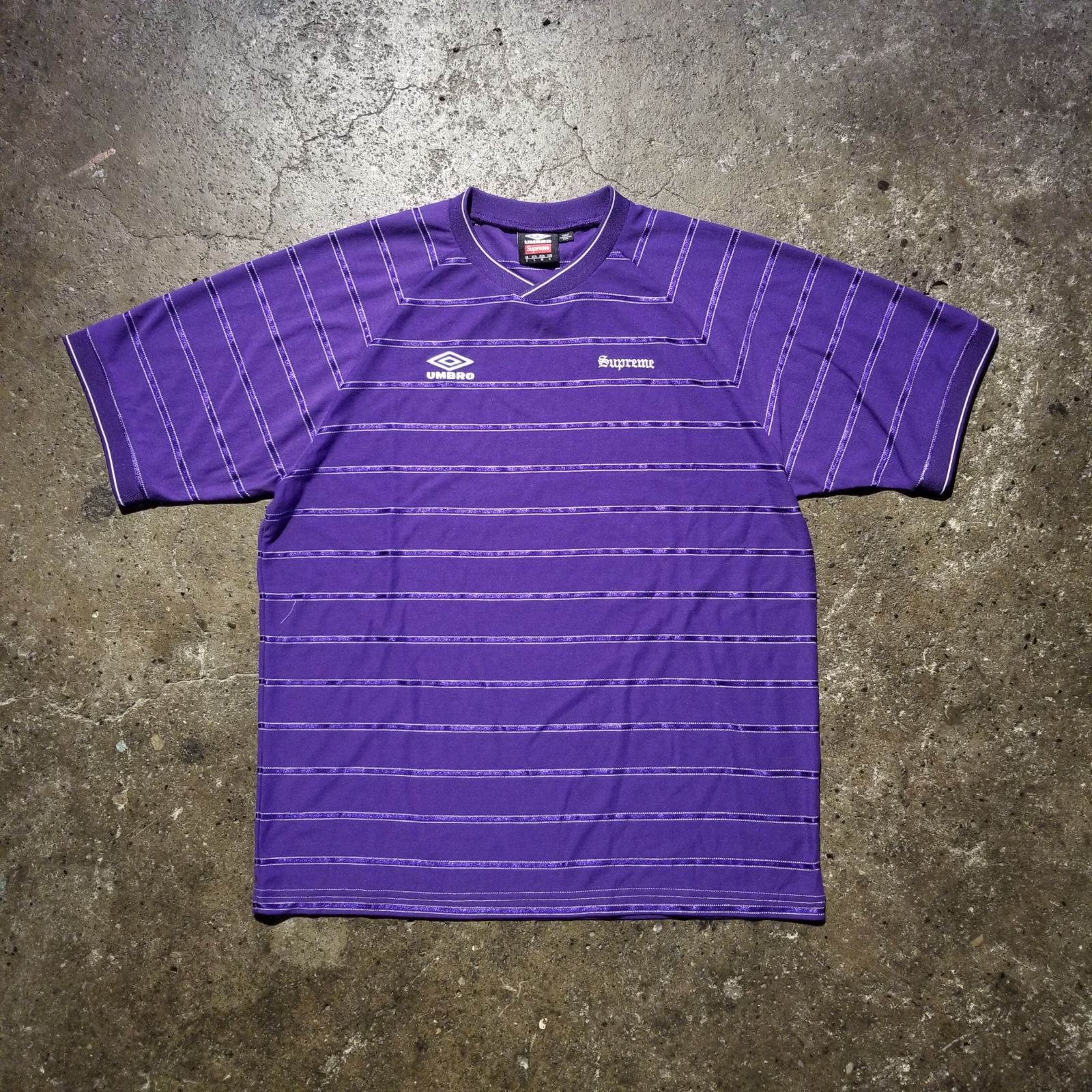 Supreme 25ss × Umbro Stripe Soccer Jersey S シュプリーム Supreme 25ss × Umbro Stripe Soccer Jersey S シュプリーム