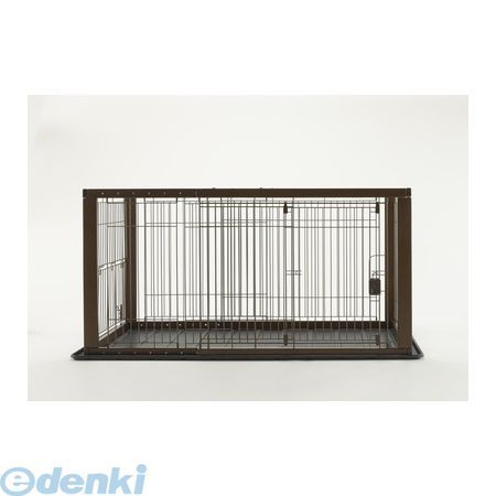 7営業日以内発送 リッチェル 4973655593523 木製スライドペットサークル ワイド ダークブラウン ナチュラル Richell ケージ ゲージ ペット用品 伸縮 ハウス 中型犬 室内 沖縄離島販売不可