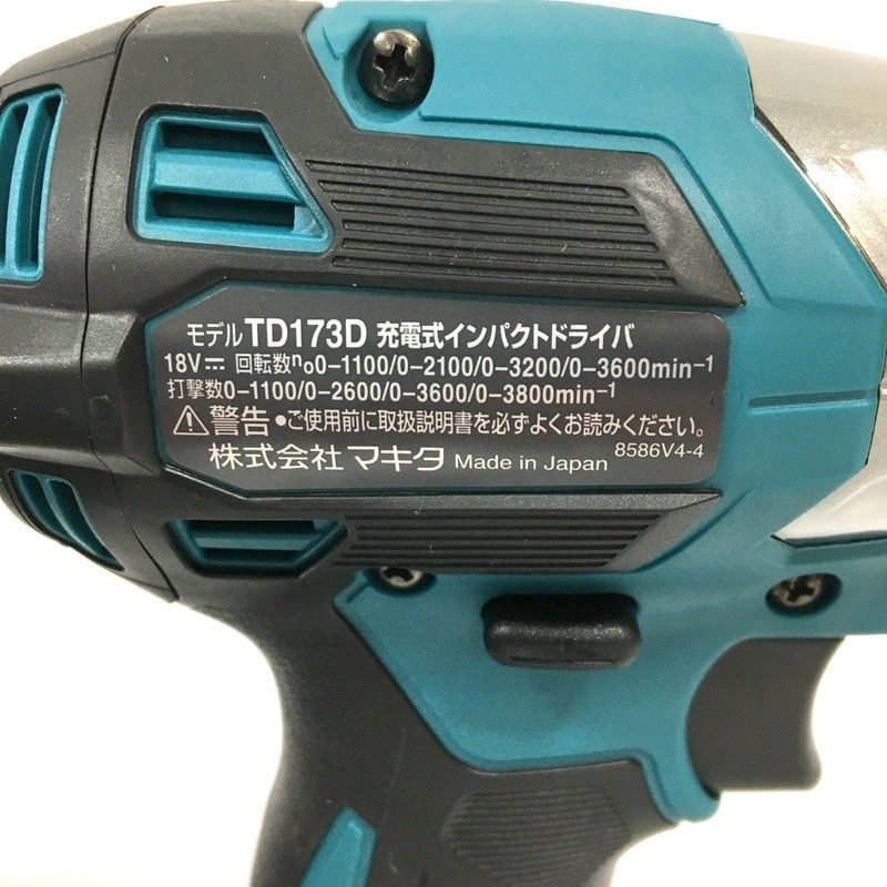 未使用 makita マキタ 充電式インパクトドライバ TD173DRGX フル 未使用 makita マキタ 充電式インパクトドライバ TD173DRGX フル
