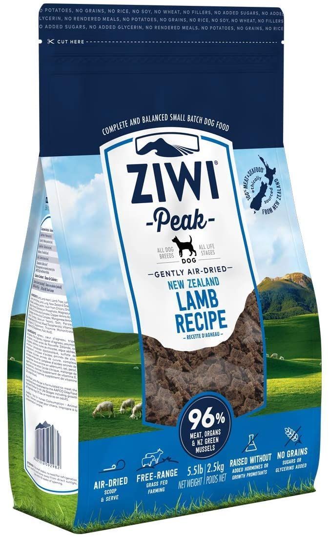 ZiwiPeak ジウィピーク ドッグフード ラム 2.5kg 犬 ドライフード