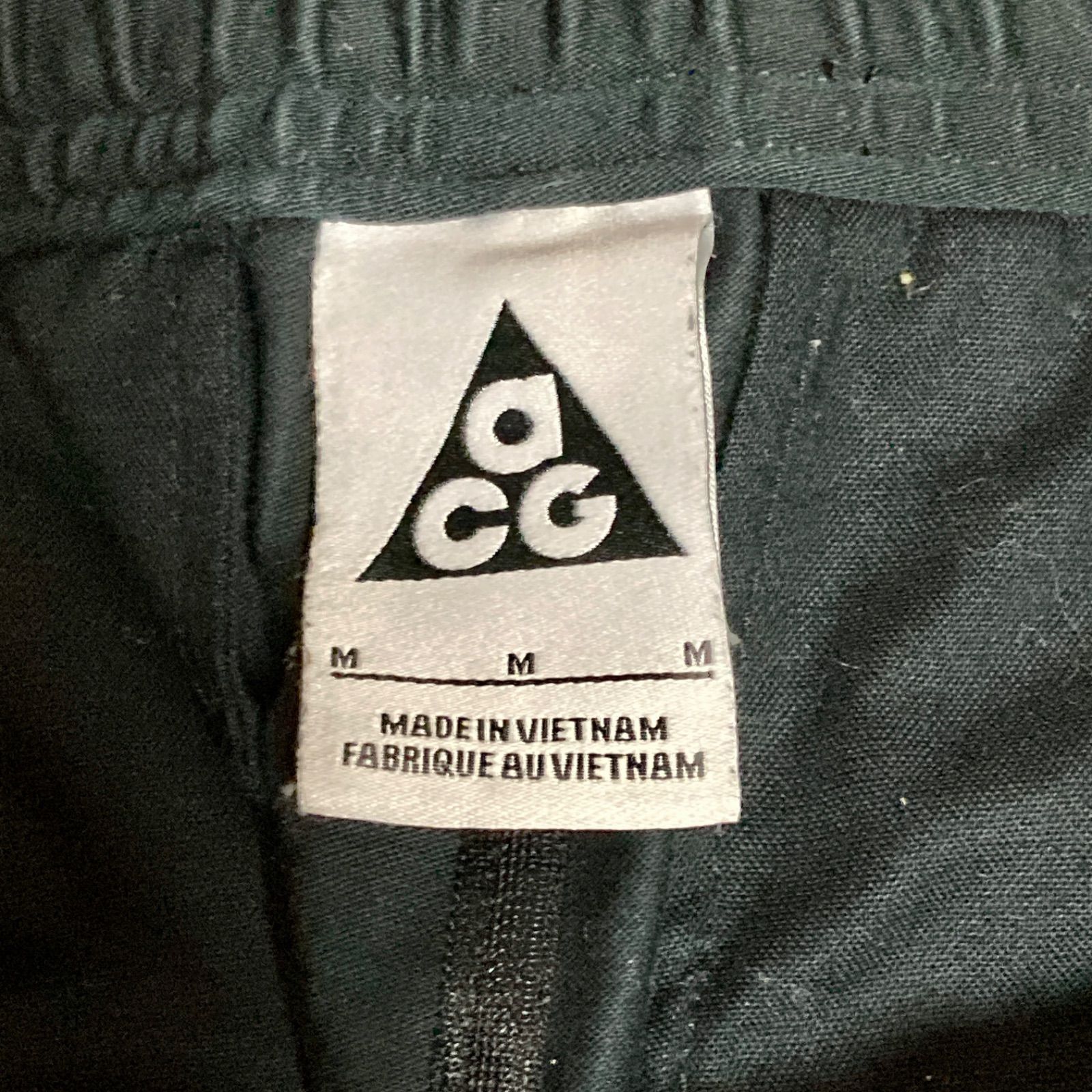 サイズ：M/国内正規品】NIKE LAB ACG CARGO SHORTS BLACK 880981-010