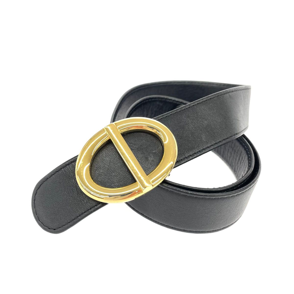 Christian Dior クリスチャンディオール Saddle Belt 80 ロゴ