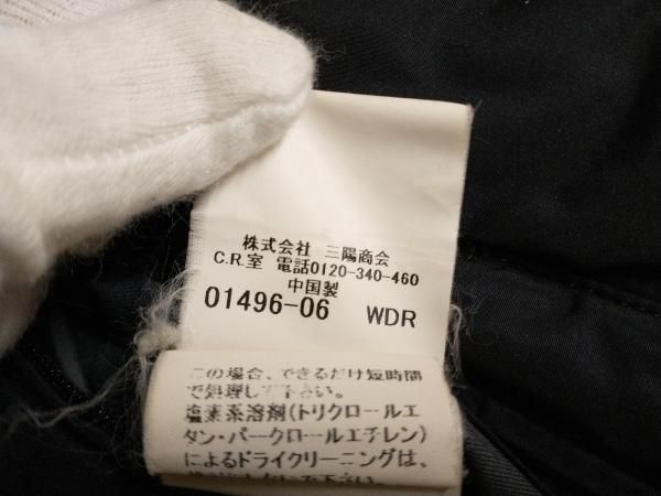 90444　バーバリーロンドン　ダウンベスト　黒　44 ブラック 【撥水加工】ダウンベストライナーコート オール