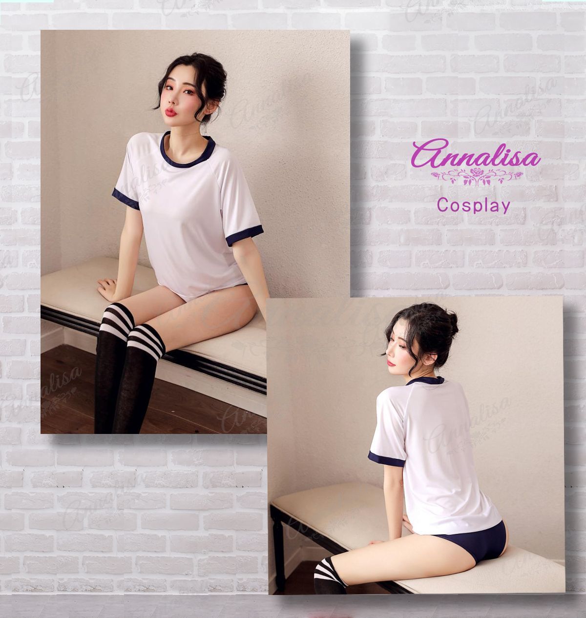 ブルマー　JK JC BL-002 体操服 コスプレ ブルマ セクシー ネイビー 赤 女子高生 制服 JK JC - メルカリ