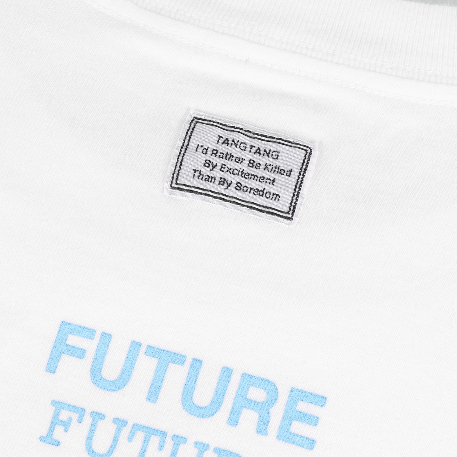 新品 TANGTANG タンタン Tシャツ サイズ:M FUTURE ロゴ クルーネック ...