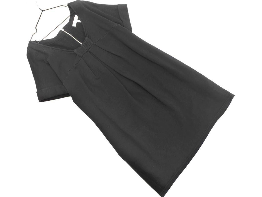 SEE BY CHLOE ワンピース　スパンコール　カットソー　半袖　ブラック SEE BY CHLOE シーバイクロエ ワンピース カットソー 黒 前