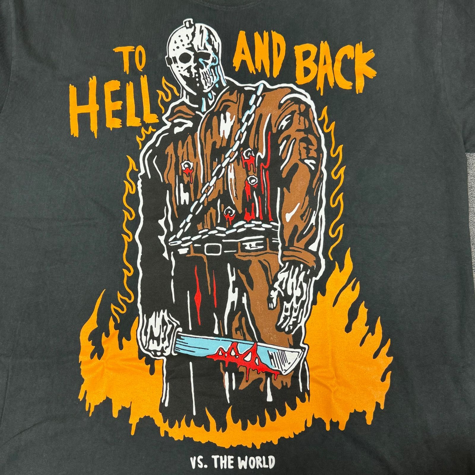 新品 Warren Lotas Hell and Back Remix Tee ジェイソン スカル 