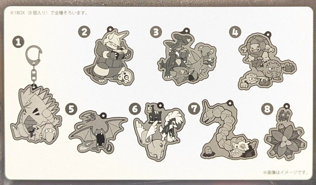 ポケモン　ラバーキーホルダーコレクション CAVE DWELLER BOX ラバーキーホルダーコレクション CAVE DWELLER BOX ｜【公式
