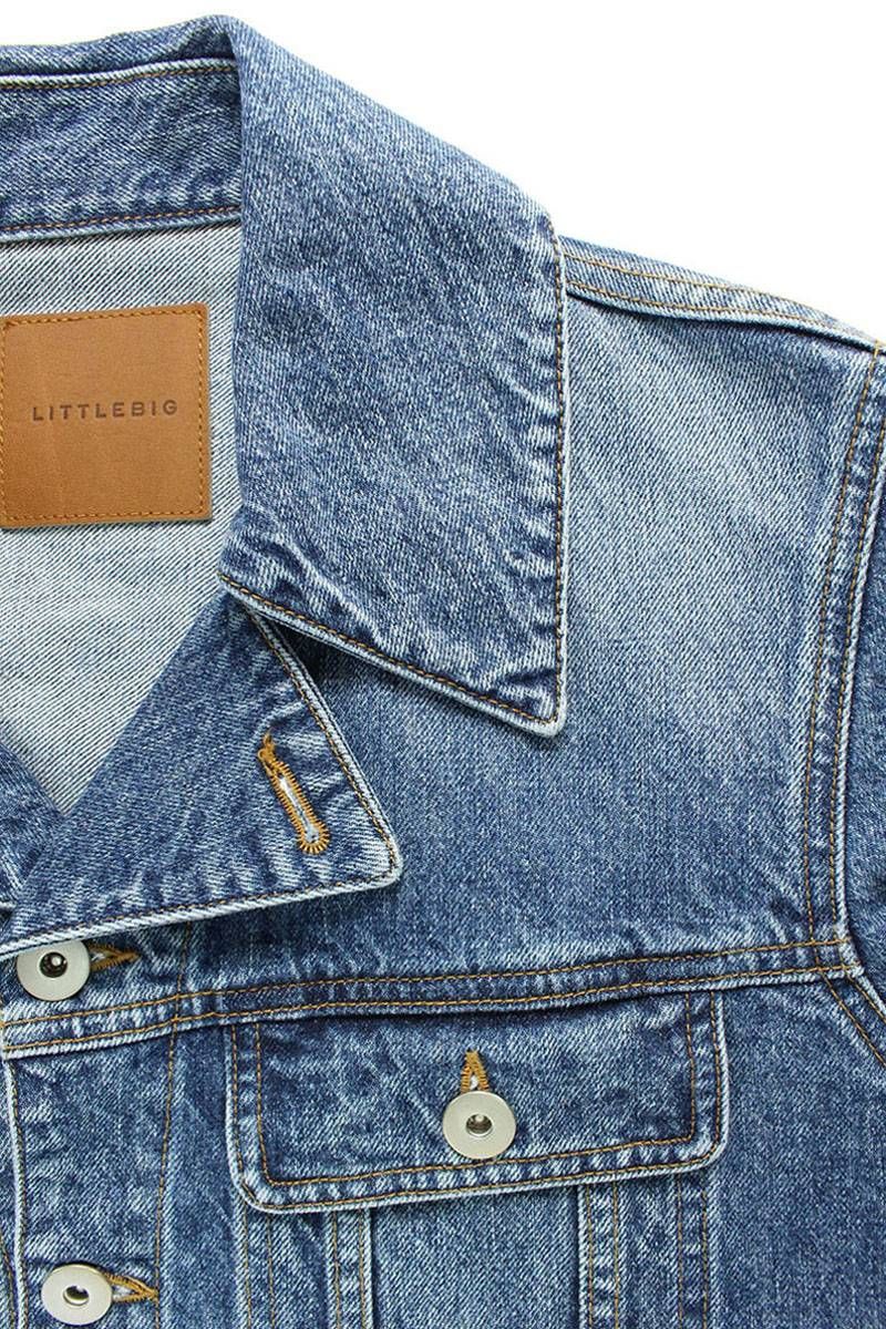 リトルビッグ 23SS Denim Blouson LB231-DN01 製品ウォッシュ加工  