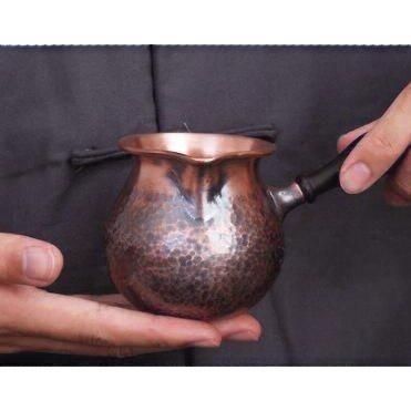 銅製瓶 提梁銅瓶 手作り コーティングなし 老銅瓶 やかんを沸かす お茶