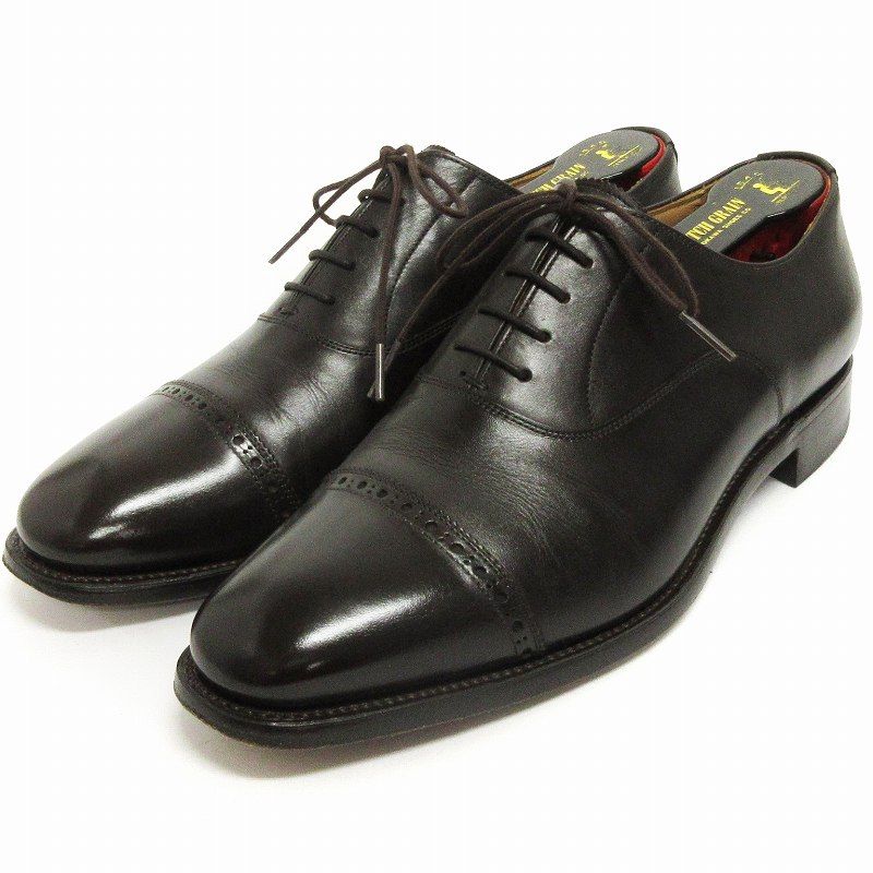 スコッチグレイン SCOTCH GRAIN アシュランス ビジネスシューズ 3536 パンチドキャップトゥ ダークブラウン 25