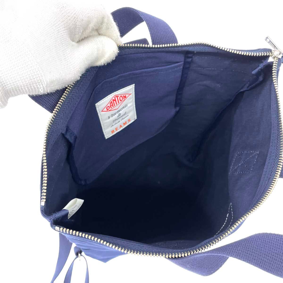DANTON BEAMSコラボ ネイビーリュック Danton×BEAMS ダントン×ビームス リュックサック ネイビー