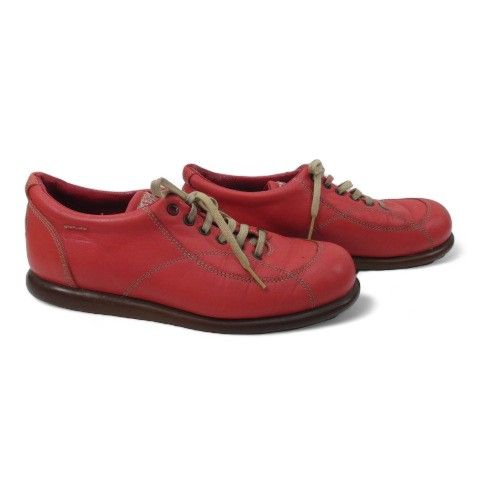 カンペール CAMPER ローカットスニーカー 40 レッド 赤 レザー