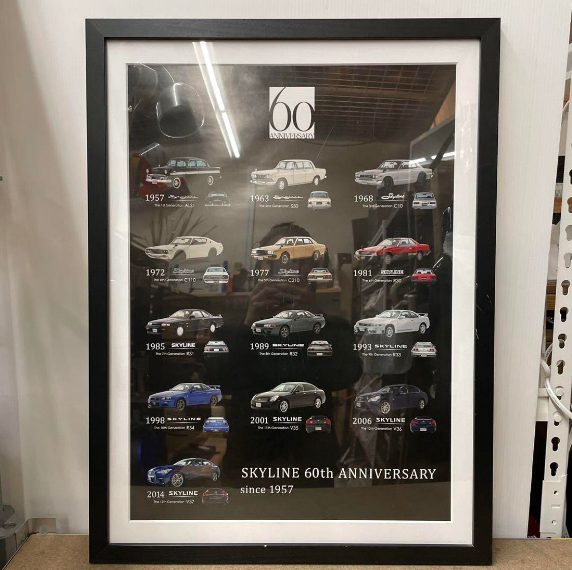 日産|SKYLINE 60th ANNIVERSARY ポスターフレーム