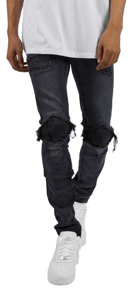 Size 28_Color ブラック ミニマル デニム スキニーパンツ メンズ 28inch ブラック 067