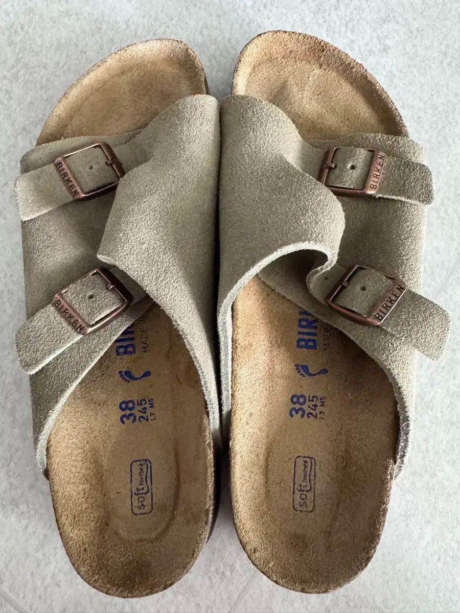 BIRKEN STOCK / チューリッヒ 41/26.5 トープ 美品 BIRKENSTOCK zurich 【 トープ 】 ビルケンシュトック