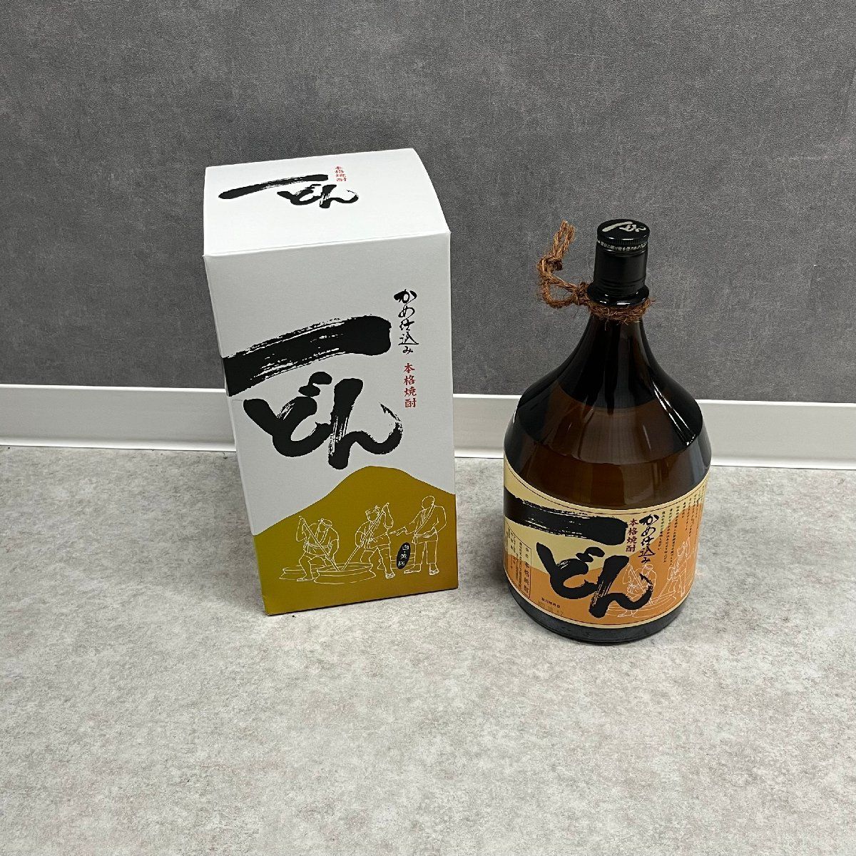 超可爱の 焼酎 焼酎 一どん 2本セット 1800ml かめ仕込み本格焼酎 免税