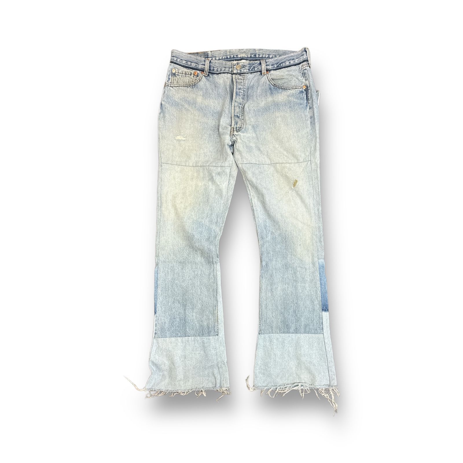 定価77000円 READYMADE 24SS 再構築 デニム フレア パンツ ジーンズ 