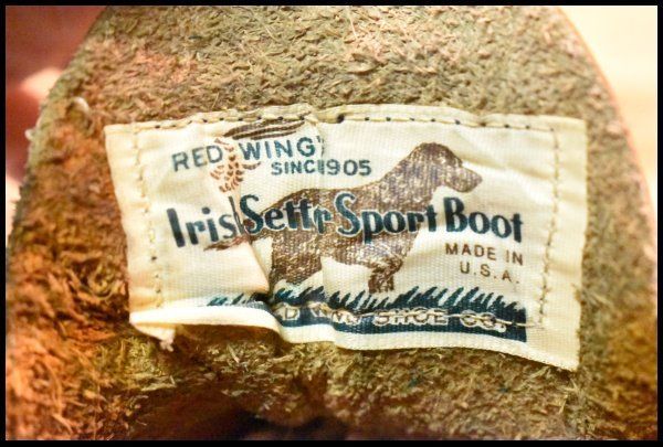 REDWING レッドウィング 877 スクエアステッチ 旧犬タグ 6.5E 良品 旧