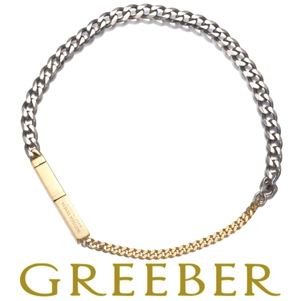 ボッテガヴェネタ ブレスレット 喜平 チェーン M刻印 シルバー 925 178378