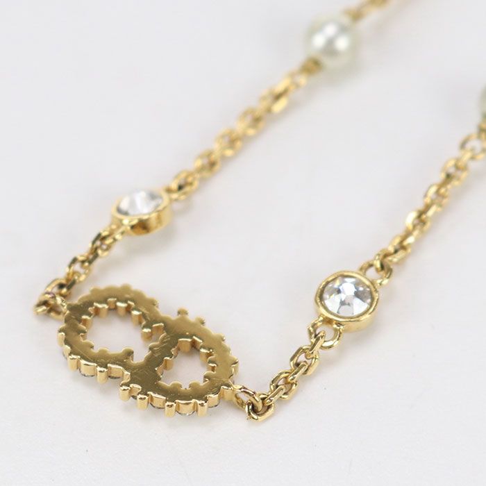 Dior CD ディオール クレアドルーン ブレスレット クリスタル樹脂 パール パールが華やか♡Dior Clair D Lune ブレスレット (Dior