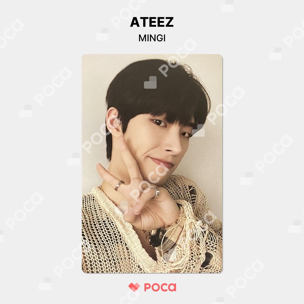 ATEEZ ミンギ トレカ ATEEZ ミンギ トレカ GOLDEN HOUR : Part.1 POCAALBUM VER