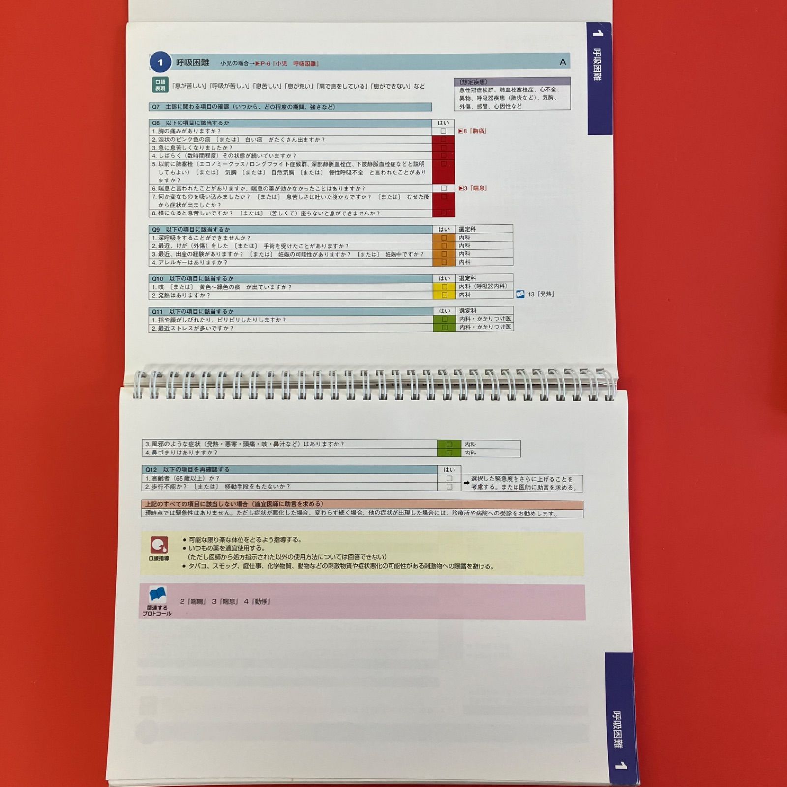 電話救急医療プロトコール テキスト3冊セット 8rm_c1010_64
