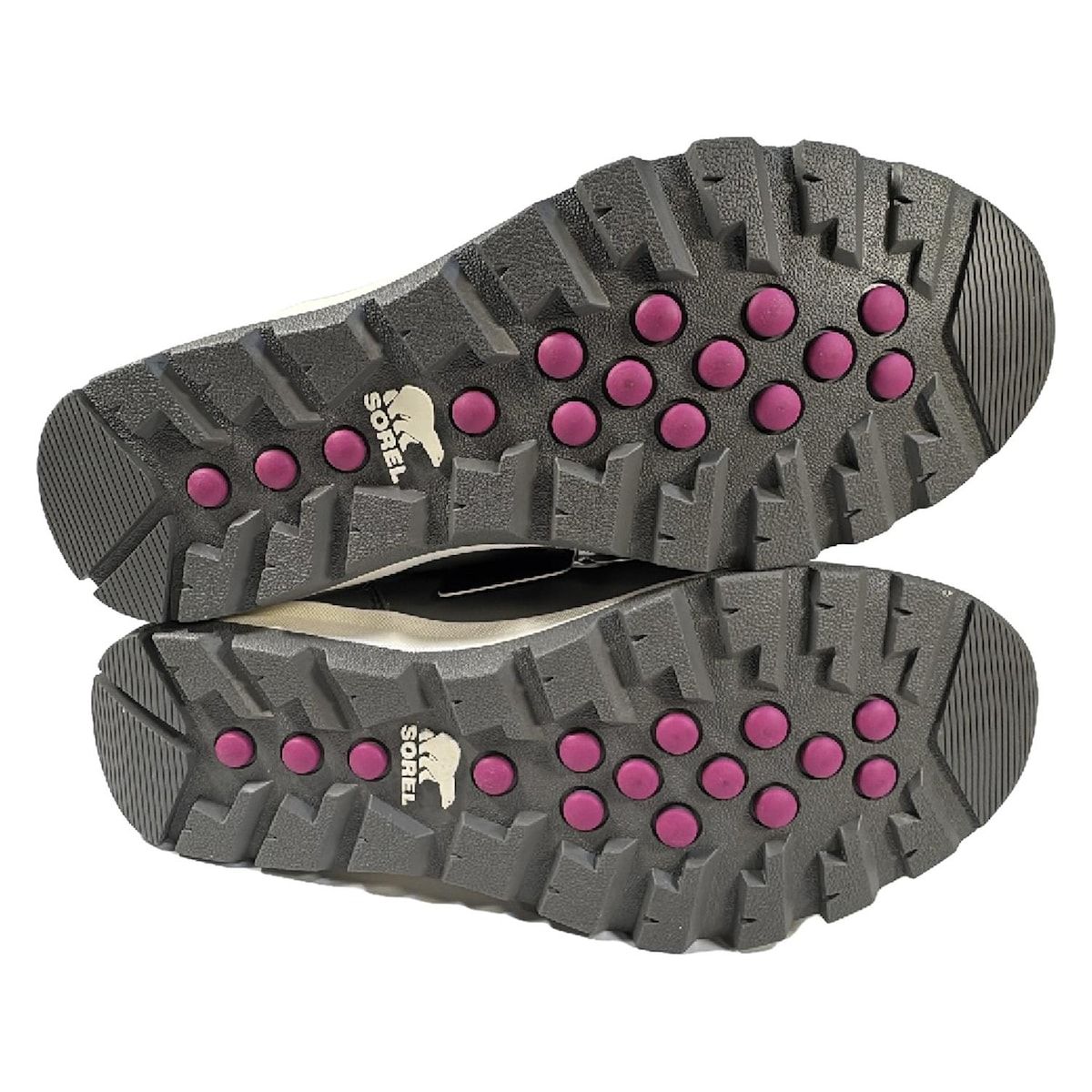 SOREL ソレル ショートブーツ 24 レディース - ライトグレー×グレー スノーブーツ レースアップ WWW_OLIVIERBERNSTEIN_COM