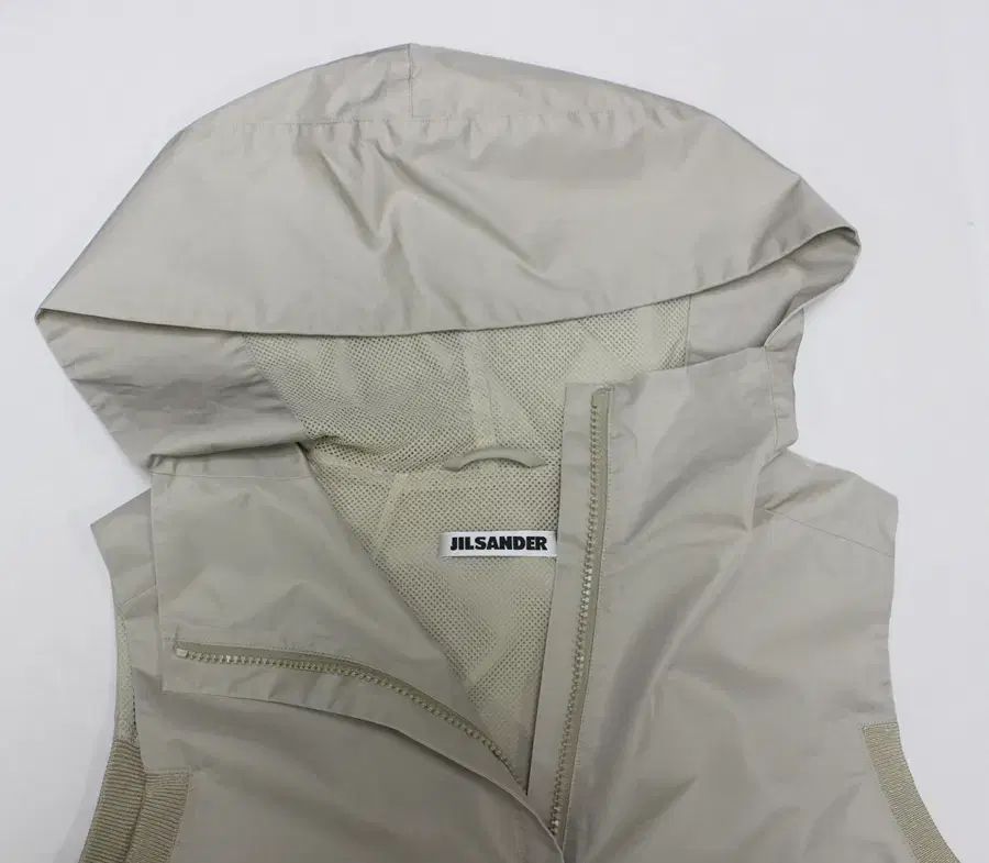 Jil Sander ジルサンダー レディース 55 WHO フード ロング ベスト ジャケット とても良し