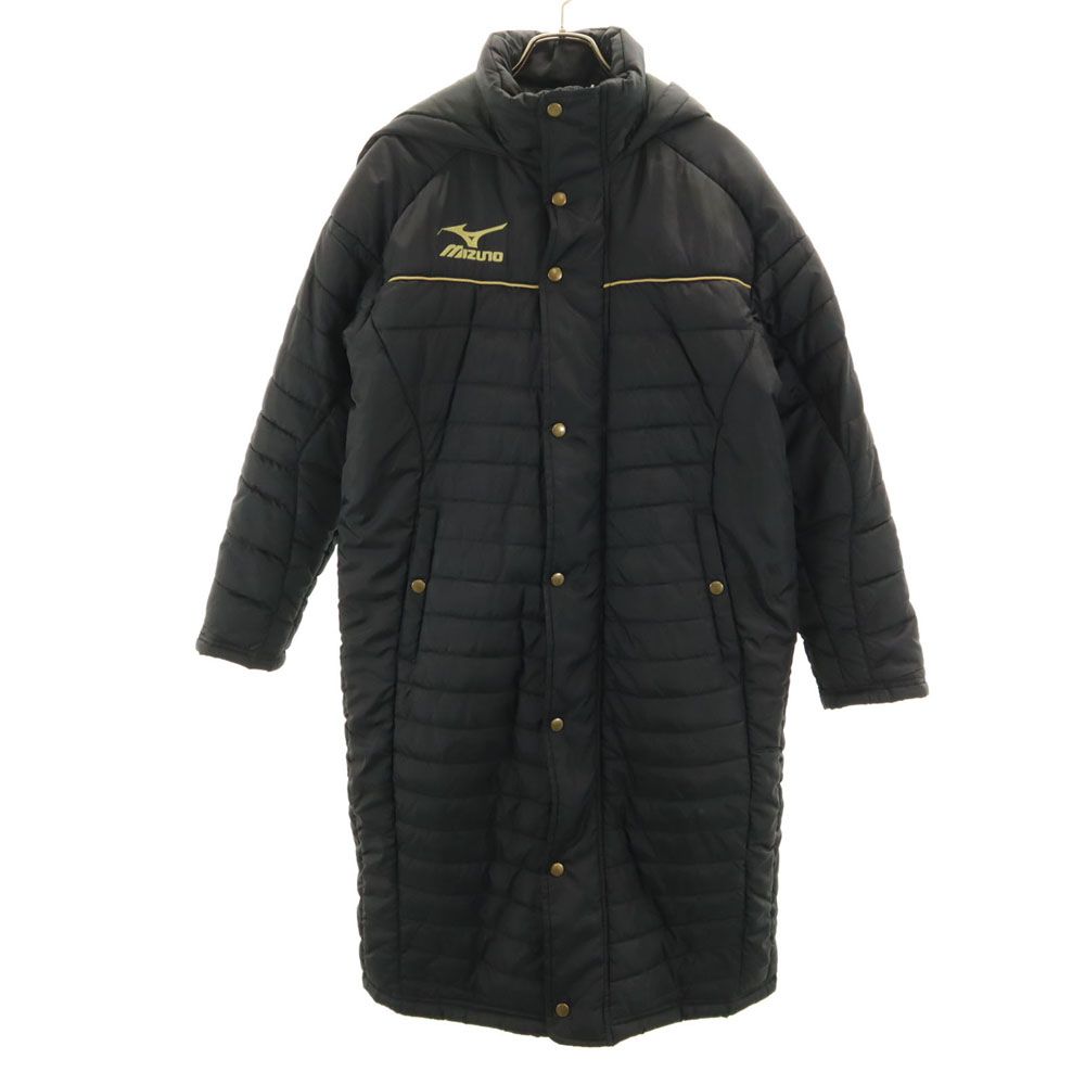 ミズノ 中綿 ベンチコート XS 黒 Mizuno メンズ