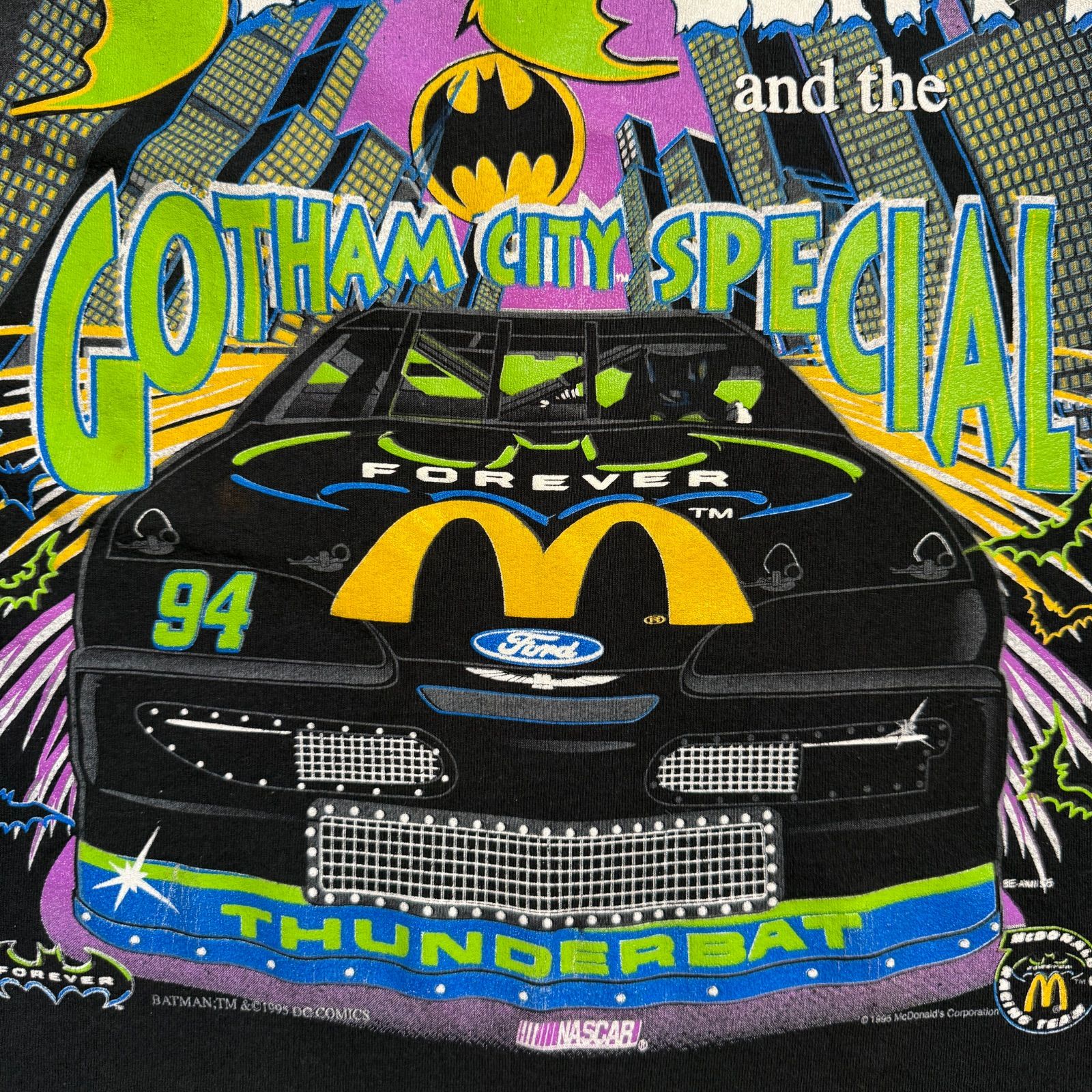 バットマン マクドナルド ナスカー　ヴィンテージ　NASCAR 90s 古着 バットマン マクドナルド ナスカー ヴィンテージ NASCAR 90s 古着