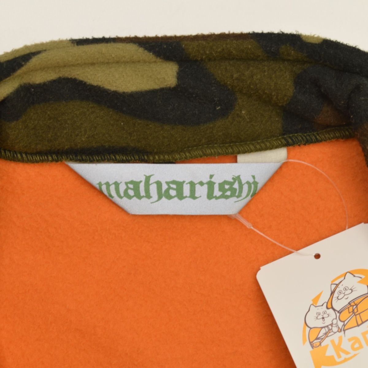 Maharishi】90s archive 3M Scotchlite カモフラ フリース 10ベスト