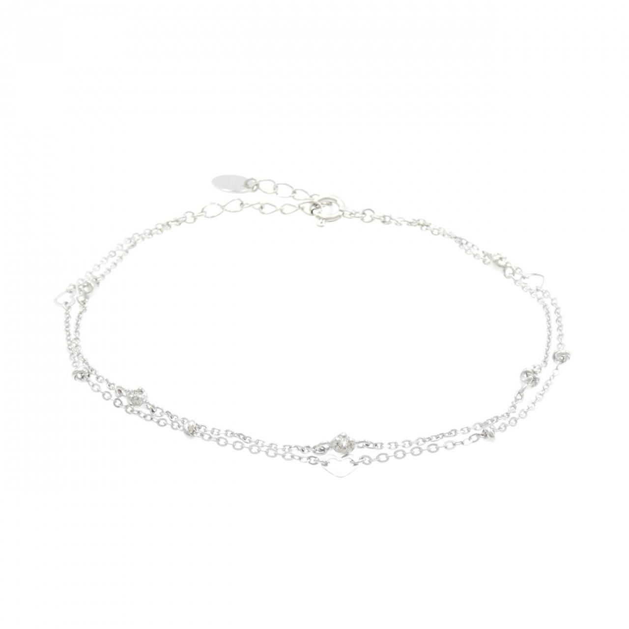 4゜C ハート ダイヤモンド ブレスレット - メルカリ 