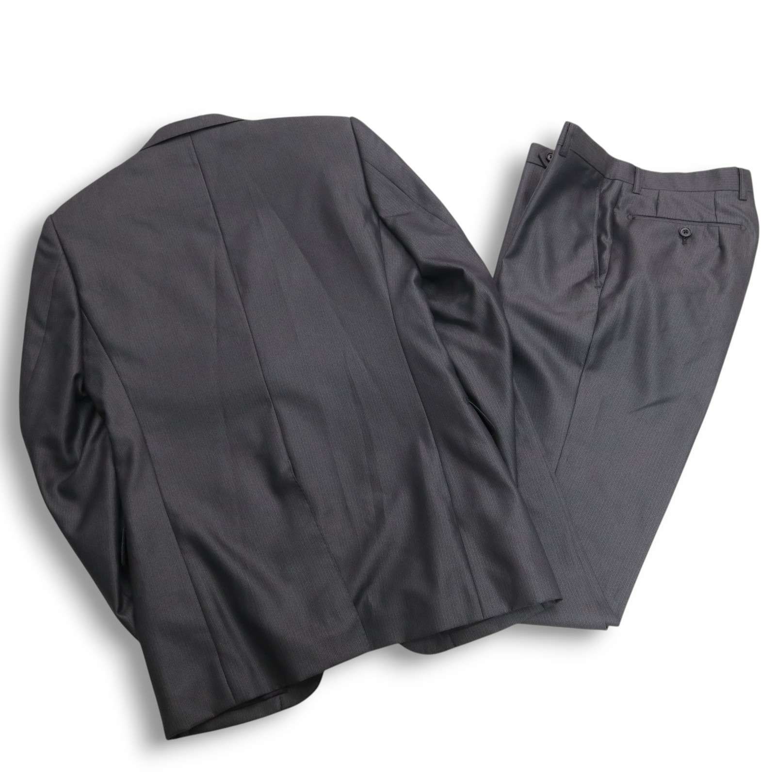 JOHN PEARSE ジョンピアース 通年 背抜き☆ ストライプ セットアップ